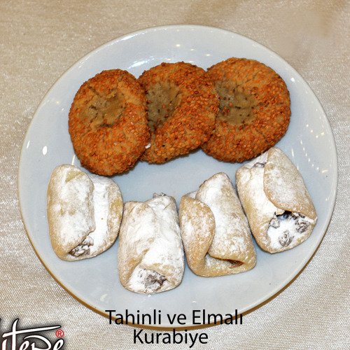 Tahinli ve Elmalı Kurabiye