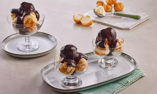 Bitter Çikolatalı Profiterol