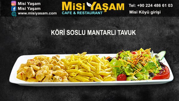 Köri Soslu Mantarlı Piliç