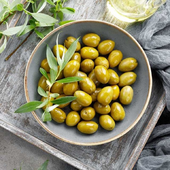 Özel Soslu Kesik Yeşil Zeytin