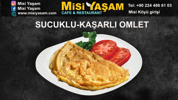 Sucuklu Kaşarlı Omlet