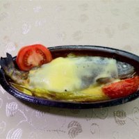 Fırında Kaşarlı Alabalık